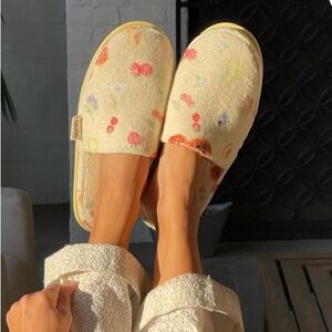 Djerf Avenue Terry Fruit Berry Slippers